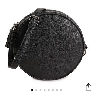 Black canteen crossbody bag